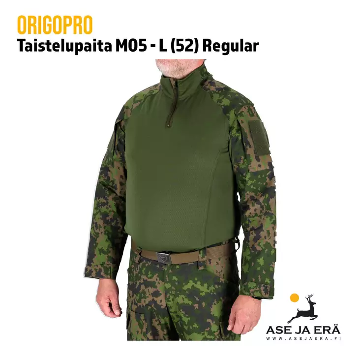 Origopro Taistelupaita M05 - Large (52) Regular, mallin päällä etuviistosta - Kauluspaidat - 6430016128872 - 1