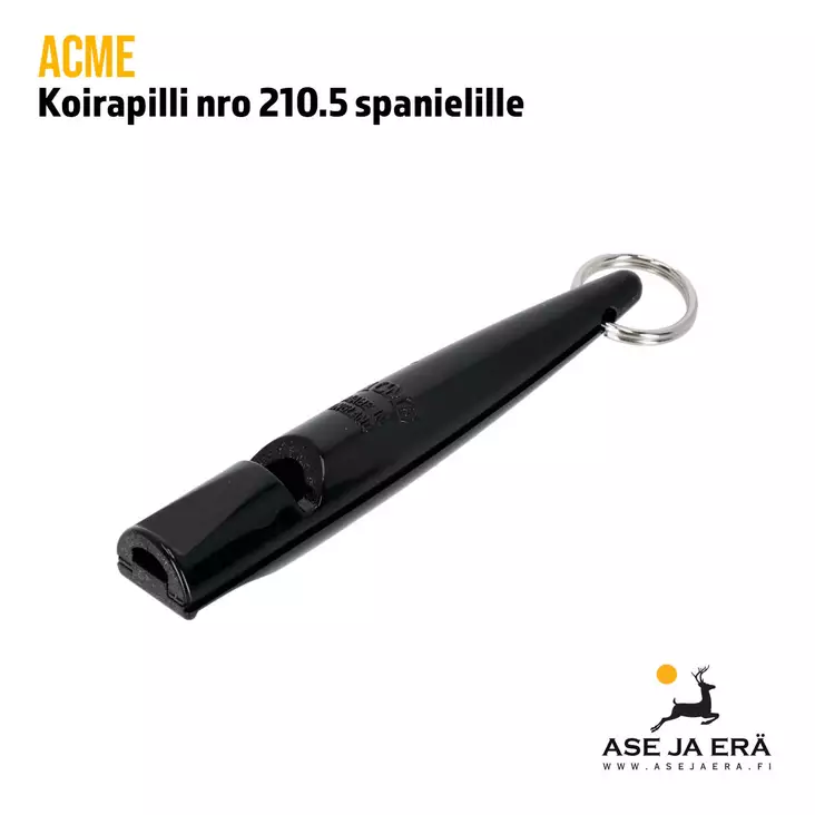 Acme koirapilli nro 210.5 spanielille, yleiskuva etuviistosta - Koiraohjaajan varusteet - 717668121052 - 1