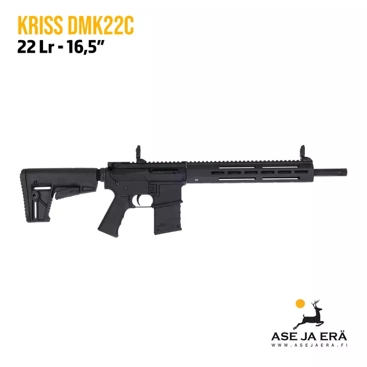 Kriss DMK22C 22 LR ½-auto 16,5" puoliautomatti pienoiskivääri - Puoliautomaatti pienoiskiväärit - 811607036312 - 1