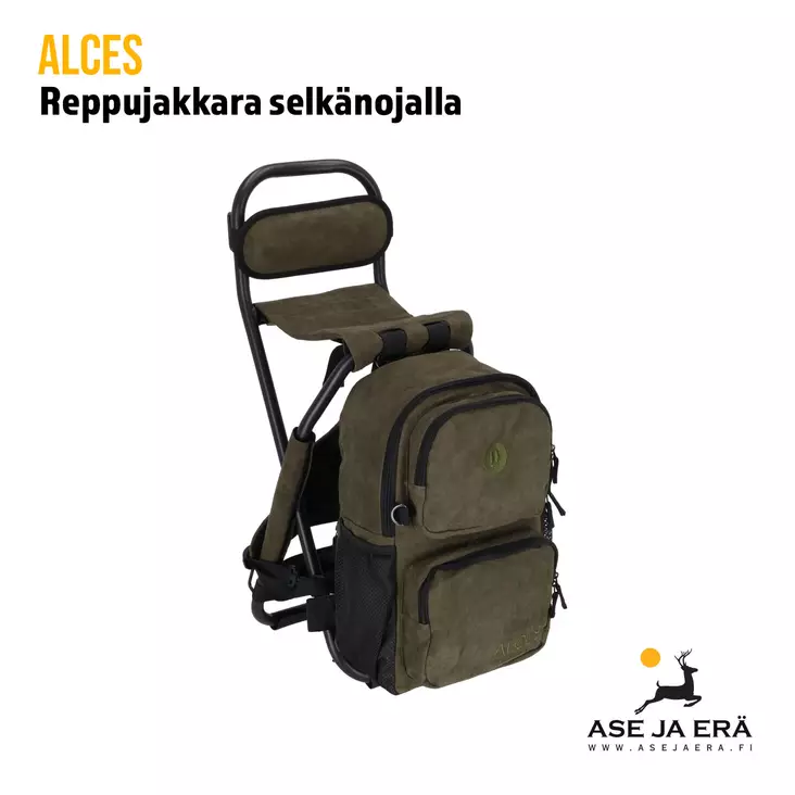 Alces reppujakkara selkänojalla - Reppu- ja metsästysjakkarat - 7340143705862 - 6