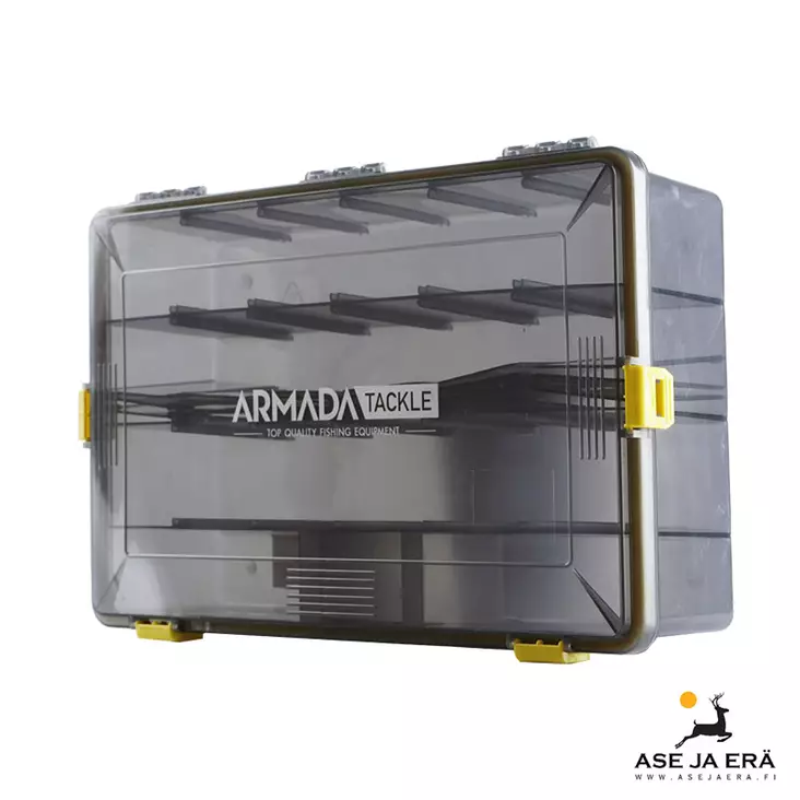 Armada Tackle vieherasia vedenpitävä 35.5x23x9.2 keltainen - Vieherasiat - 7340143701192 - 1