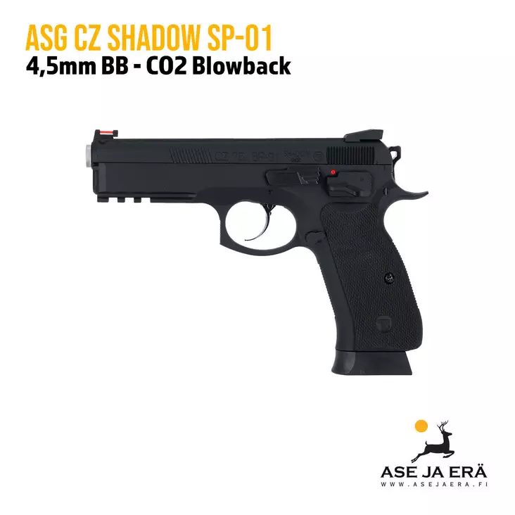 ASG CZ 75 Shadow SP-01 blowback CO2 4,5mm ilmapistooli - BB kuula ilmapistoolit - 5707843071482 - 1