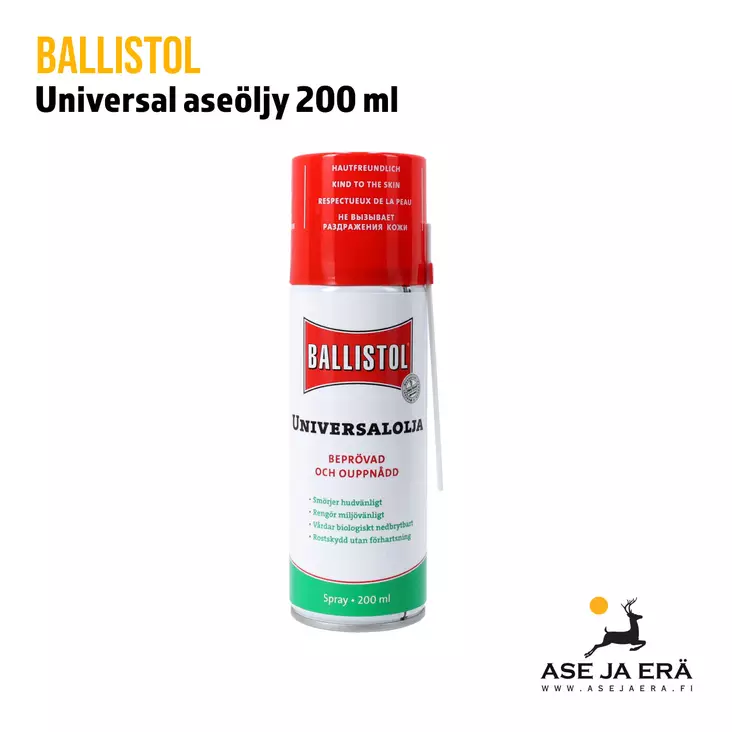 Ballistol Universal aseöljy 200 ml - Aseöljyt ja -rasvat - 4017777217162 - 5