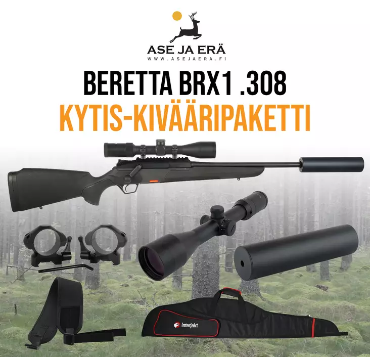 Beretta BRX1 .308 kivääripaketti kiikaritähtäimellä ja vaimentimella - Kivääripaketit - BRX1308pkt2 - 1
