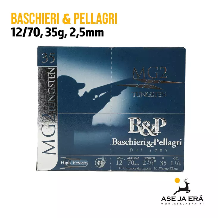 B&P MG2 Tungsten 12/70 35g - Lyijyttömät patruunat - 8033629508222 - 1