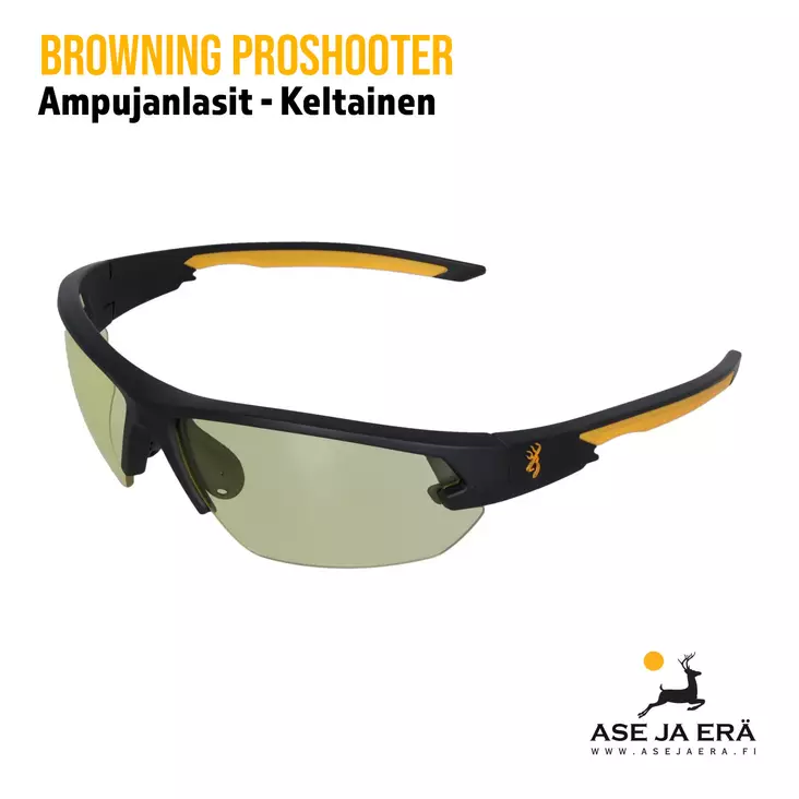 Browning ampujanlasit ProShooter Yellow - Suojalasit - 023614761372 - 1