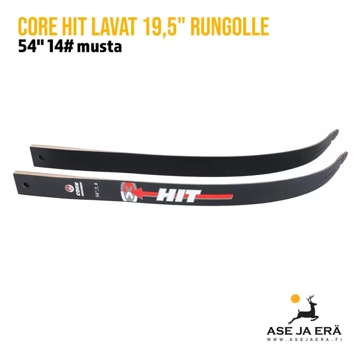 Core Hit lavat 19,5" 58" 24# musta - Tähtäinjousen lavat - A038874 - 1