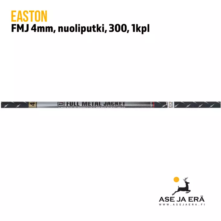 Easton Full Metal Jacket FMJ 4mm nuoliputki - Hiilikuituiset nuoliputket - 1182621012 - 3