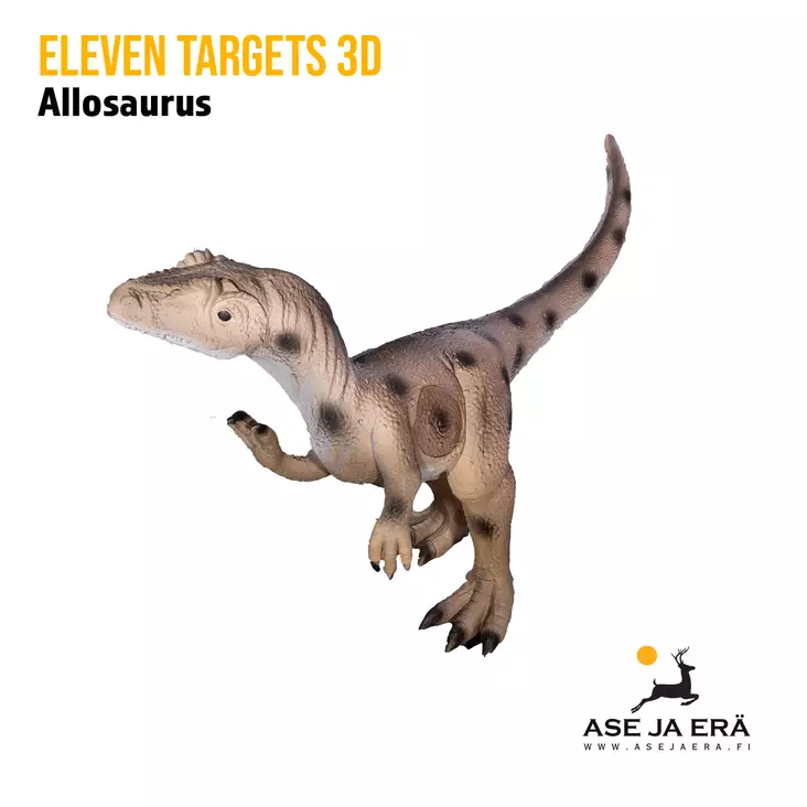 Eleven Targets 3D-taulu Allosaurus vaihtoinsertillä - 3D-eläintaulut - ELVaE62 - 1