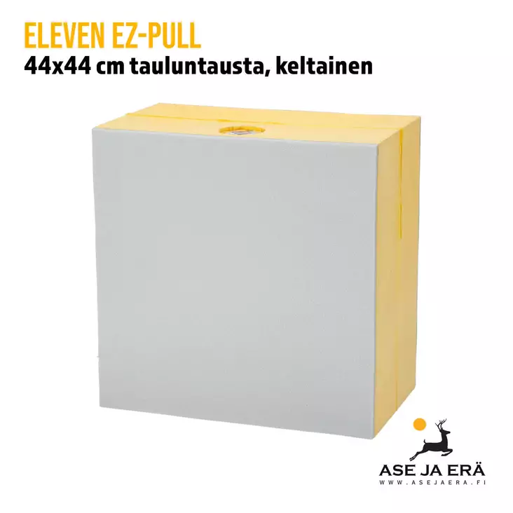 Eleven EZ-Pull 44x44 cm tauluntausta, keltainen - yleiskuva - Tauluntaustat ja telineet - 8720054273602 - 2