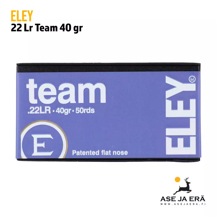 Eley Team .22lr 40 gr pienoiskiväärin patruuna - 22 LR patruunat - 650911017002 - 2