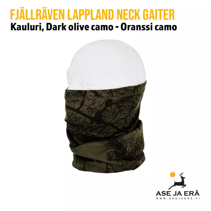 Fjällräven Lappland Neck Gaiter käännettävä kauluri - Huivit, kasvosuojat ja huput - 7323450910792 - 1