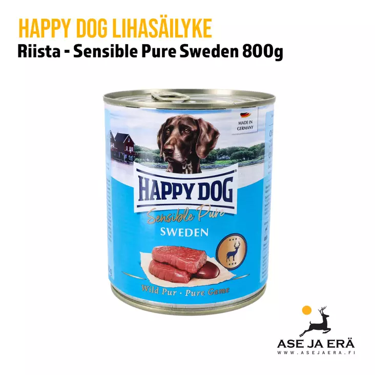 Happy Dog Sensible Pure Sweden lihasäilyke Riista - Lihasäilykkeet ja makkarat - 4001967155952 - 2
