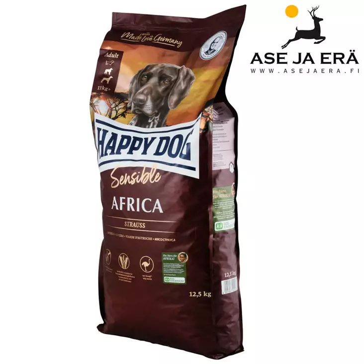 koiranruoka_Happy Dog Supreme Africa 12,5kg - Happy dog koiranruoka - 4001967022032 - 1