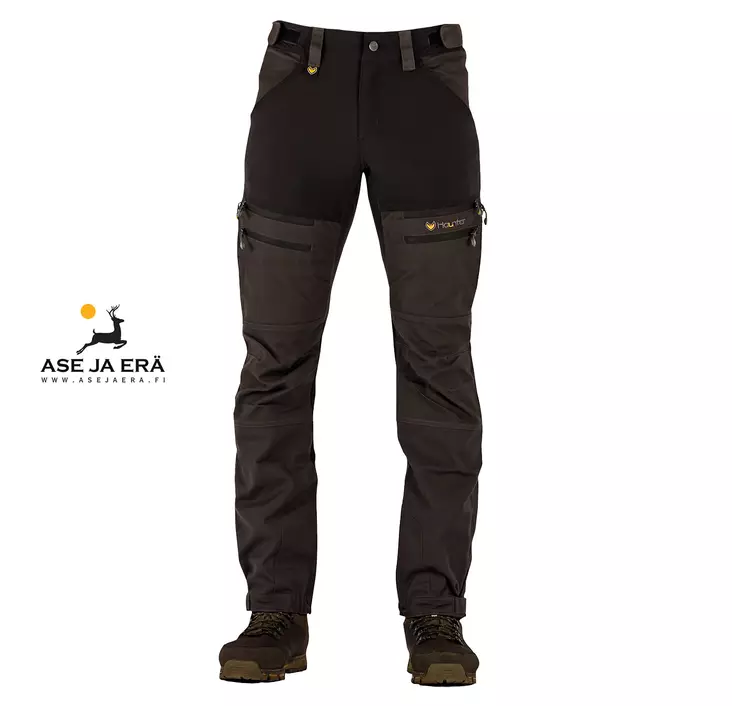 Haunter Vännas naisten tekniset kuorihousut - musta/harmaa - Ulkoilu- ja vaellushousut - 7340143702632 - 1