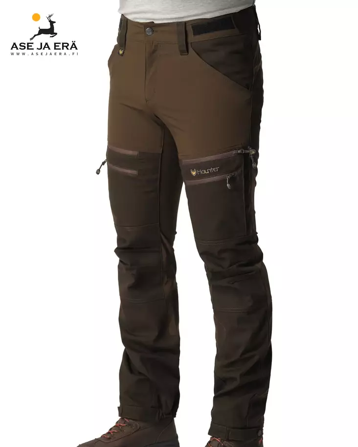 Haunter Vännas tekniset kuorihousut - forest brown - Erä- ja vaellushousut - 7340143716752 - 1