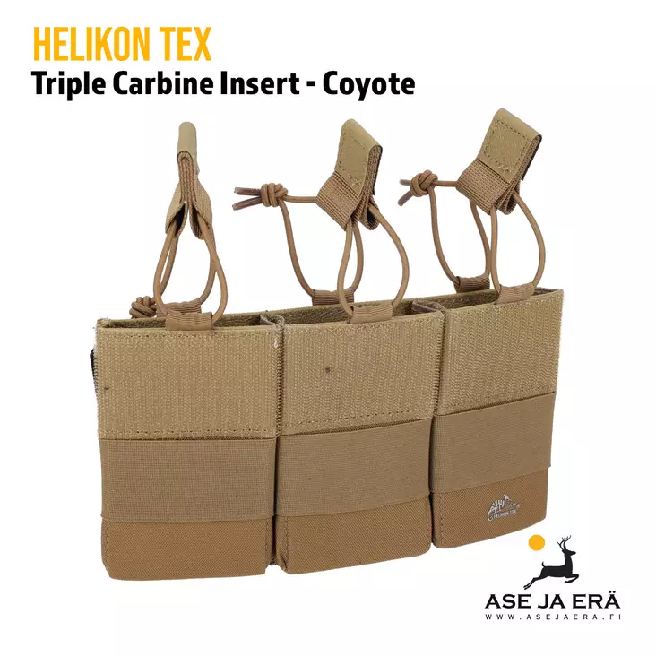 Triple Carbine Insert Coyote - edestä - Reput ja laukut - 5908218740402 - 4