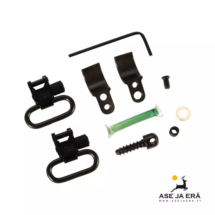 Mikes hihnalenkkisarja SG1592-2 19,7 mm haulikonpiipuille - Hihnalenkit - 043699159222 - 2