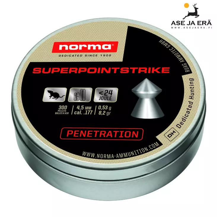 Norma Superpoint Strike 4,5mm 0,53g - 4,5 mm luodit - 4000294114052 - 1