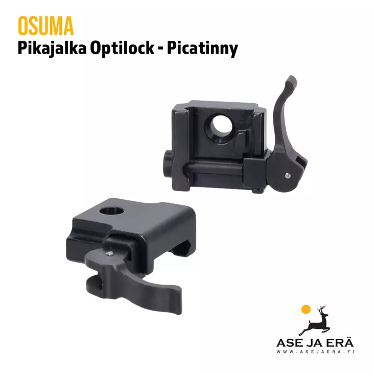 Osuma pikajalan pohja Picatinny, Optilock yhteensopiva - Pikajalat - 6430068625282 - 1