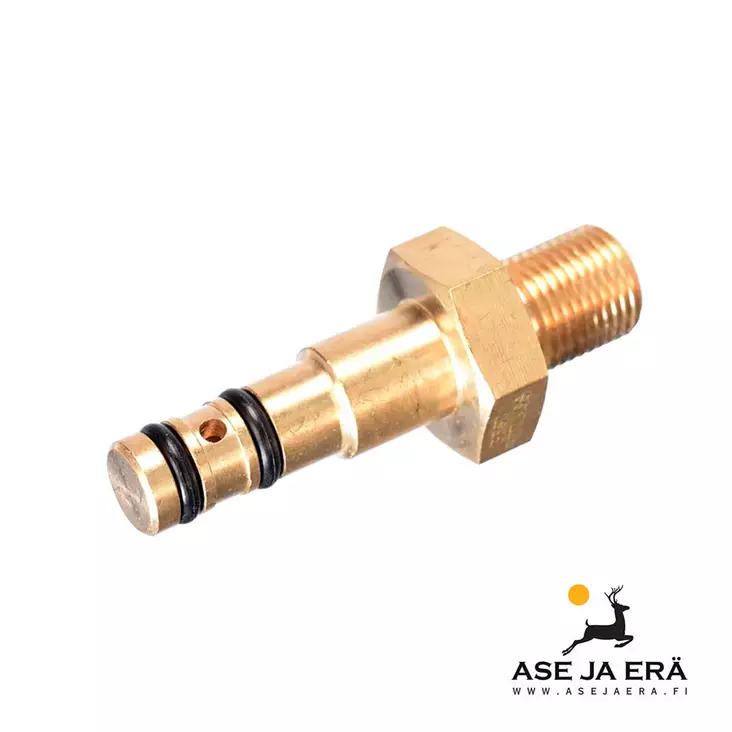 PCP täyttöadapteri porrastettu 1/8" BSP-uroskierteellä -BSA Scorpion ja Gamo Coyote ilma-aseille - Adapterit ja liitäntäsarjat - 03B1ML02 - 1