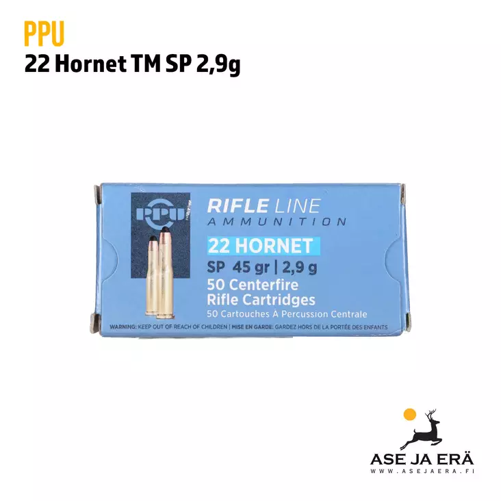 PPU 22 Hornet TM-SP 2,9g kiväärinpatruuna - Muut kaliiperit - 8605003812272 - 1
