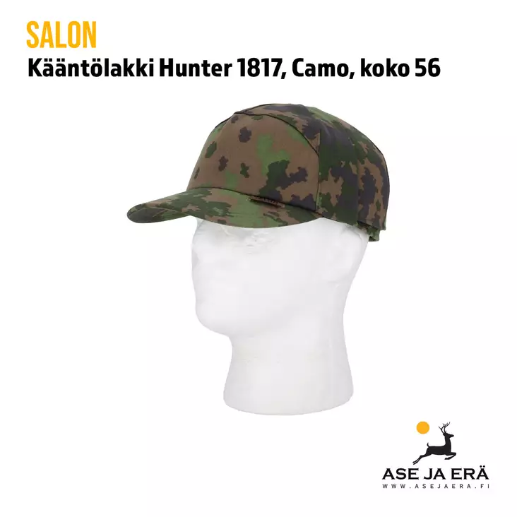Salon Hunter 1817 Camo kääntölippalakki - Lippalakit - 6419647020922 - 1