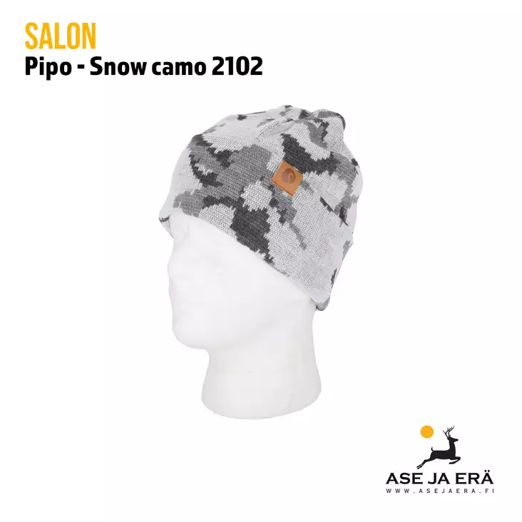 Salon Kotimainen snow camo pipo 2102 - Hirvi- ja muut metsästyspipot - 6419647016772 - 1