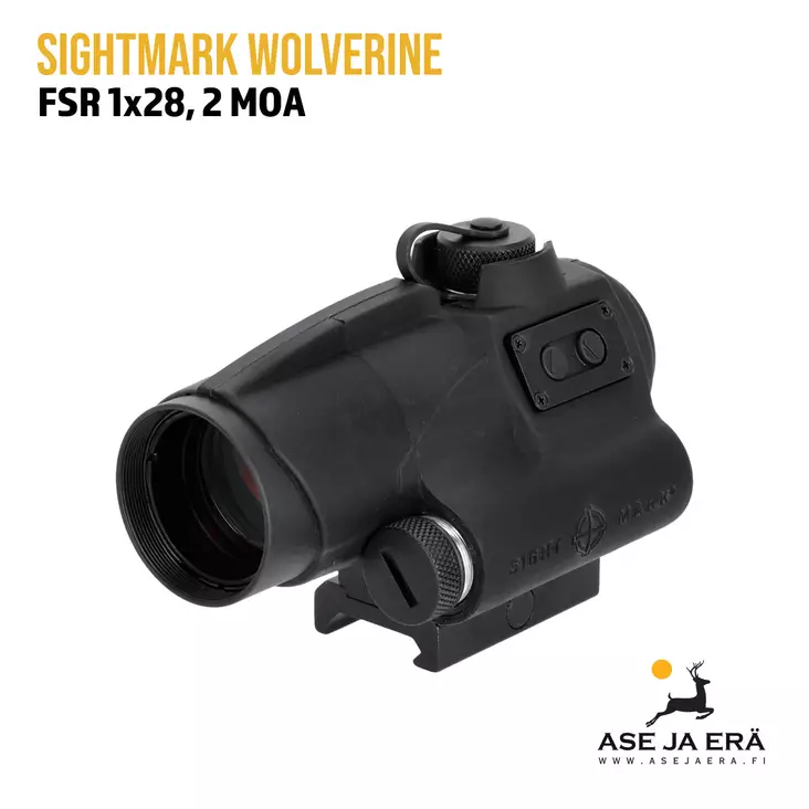 Sightmark Wolverine FSR 1x28 punapistetähtäin 2 MOA - Yleiskuva - Punapistetähtäimet - 812495020292 - 6