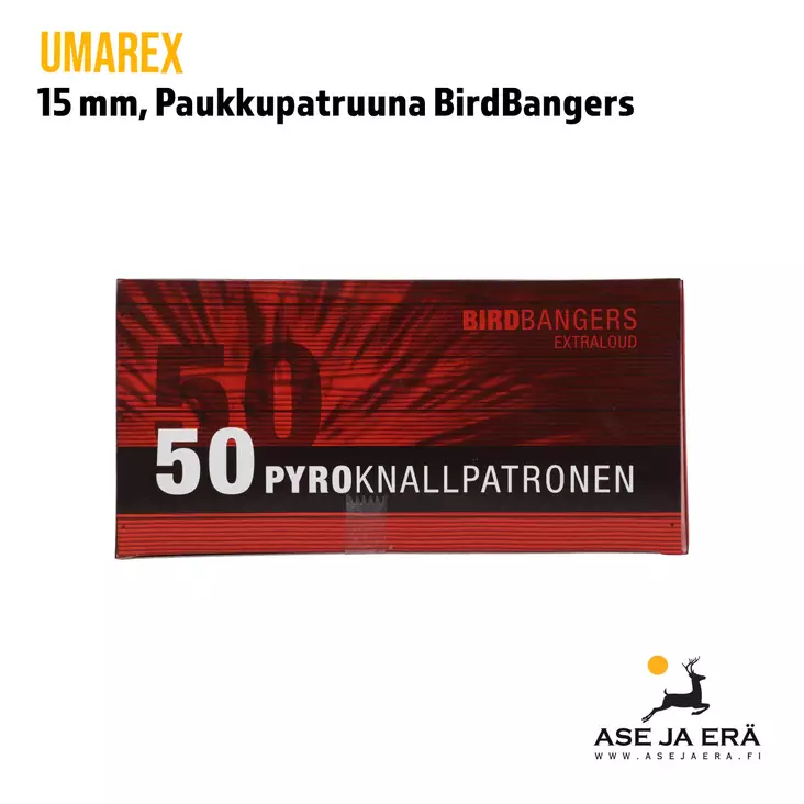 Umarex 15mm Paukkupatruuna 50kpl - Käsiaseen patruunat - 4000844406002 - 2