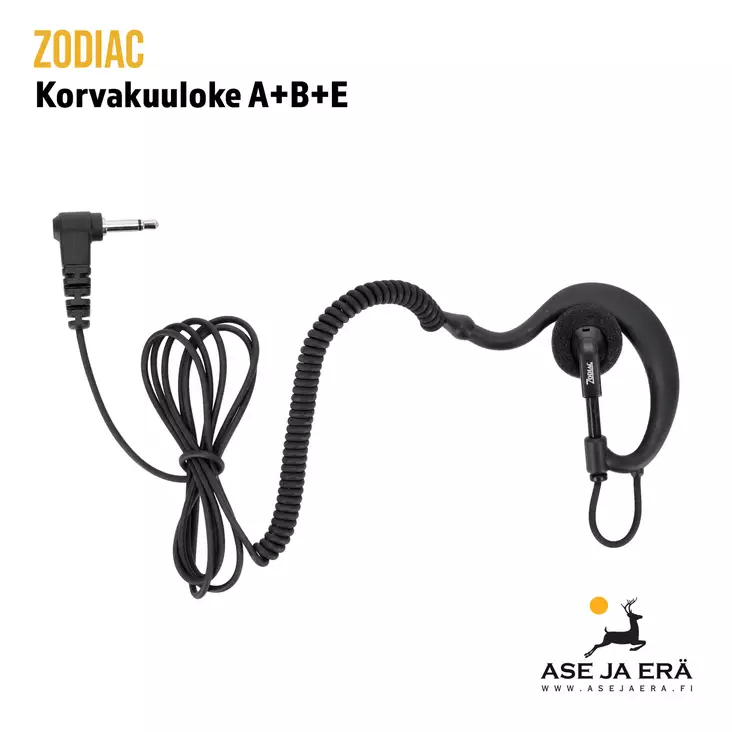 Zodiac korvakuuloke 3,5 mmi A+B+E - Yleiskuva - Headsetit ja kuulokkeet - 7036094200302 - 2