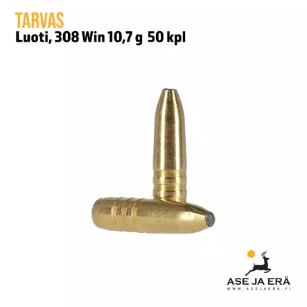 .308 Tarvas luoti 10,7g 50 kpl - .30 luodit - 6430052780003 - 2