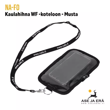 Na-Fo WF -kotelon kaulahihna musta - Yleiskuva hihna ja kotelo - GPS-paikantimet - 1003 - 2