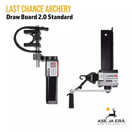 Last Chance Archery Draw Board 2.0 Standard version vetopenkki - kaikki komponentit ylhäältä - Jousen säätö ja huolto - 853510008703 - 2