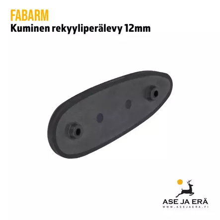 Fabarm kumitettu rekyyliperälevy 12mm - Kumiperälevyt - A053 - 2