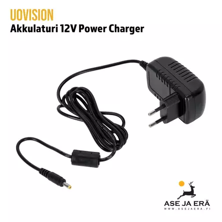 Akkulaturi 12V Uovision Power Charger - Ylaiskuva - Tarvikkeet riistakameroihin - 6430061581233 - 4