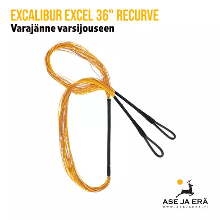 Excalibur Excel 36" Recurve varsijousen varajänne - Valmiit jänteet - 626192019943 - 3