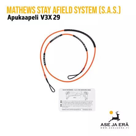 Mathews V3X Stay Afield System (S.A.S.) - Jousen säätö ja huolto - 720770008623 - 4