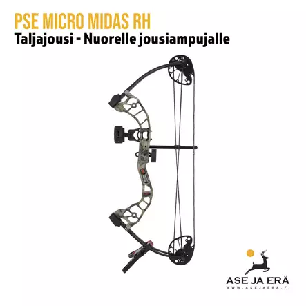 PSE Micro Midas taljajousipaketti nuorelle jousiampujalle - yleiskuva sivusta - RTS taljajousipaketit - 042958620343 - 1
