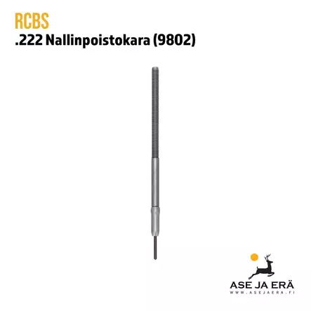 RCBS .222 nallinpoistokara (9802) - Yleiskuva - Nallinpoistopiikit ja -karat - 076683098023 - 2