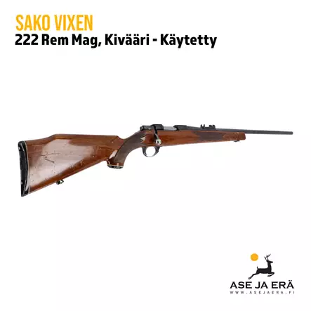 Sako L461 Vixen .222RemMag metsästyskivääri, käytetty - Käytetyt kiväärit - 62373 - 2