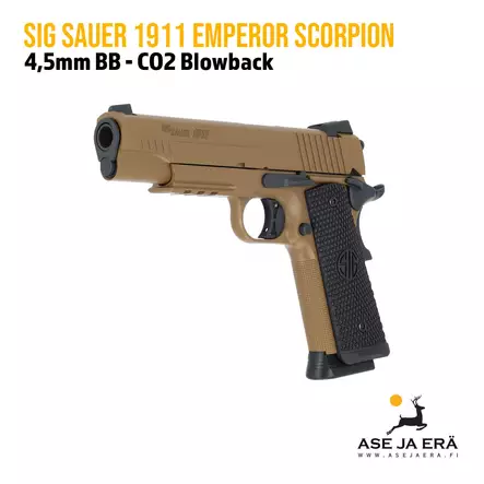 Sig Sauer 1911 Emperor Scorpion 4,5mm CO2 Blowback ilmapistooli - BB kuula ilmapistoolit - 798681652273 - 2
