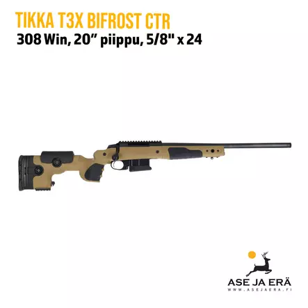 Tikka T3x Bifrost CTR 308 pulttilukkokivääri - Pulttilukkoiset kiväärit - T00001673 - 1