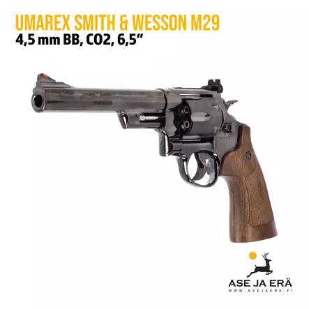 Umarex Smith & Wesson M29 6,5" CO2 BB ilmapistooli - BB kuula ilmapistoolit - 4000844740083 - 5