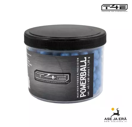 Umarex T4E Powerball .43 kumikuula 430 kpl - T4E kuulat ja kaasut - 4000844626653 - 1