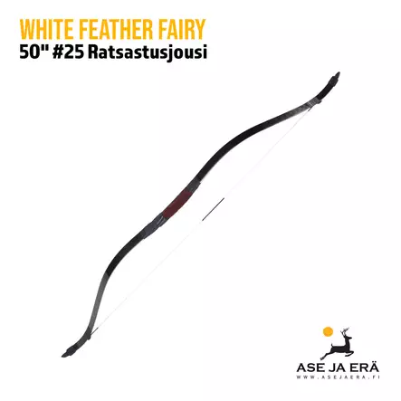 White Feather Fairy 50" ratsastusjousi - Ratsastusjouset - 8717974182633 - 8