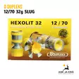 12/70 DDupleks Hexolit 32g Slug 5 kpl - Täyteiset - 4751007980203 - 1
