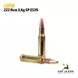 222 Rem Lapua E539 3,6g SoftPoint kivääripatruuna - 222 kaliiperi - 6418267101523 - 5