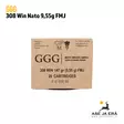 308 GGG Nato 9,55g FMJ kivääripatruuna - 308 kaliiperi - 4779032300193 - 5