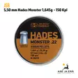 5,50mm JSB Hades Monster 1,645g ilma-aseluoti - 5,5 mm luodit - 8594180451483 - 1